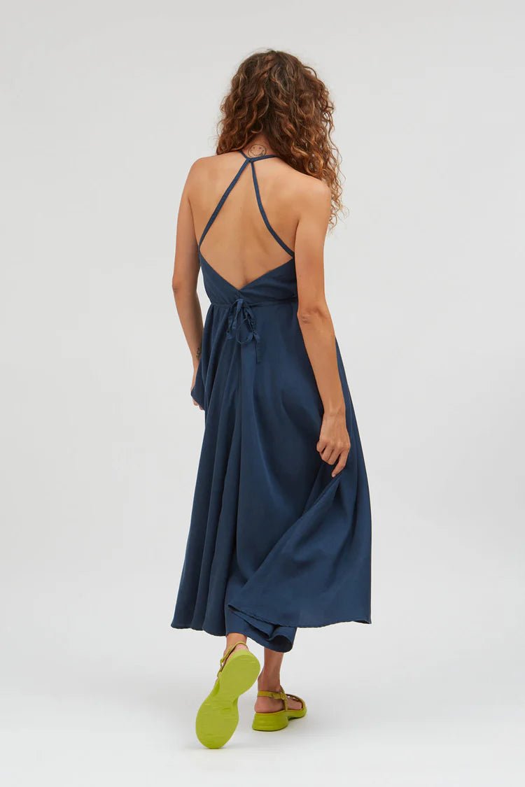 Robe longue tencel® - Mp Long - bleu - fairytale