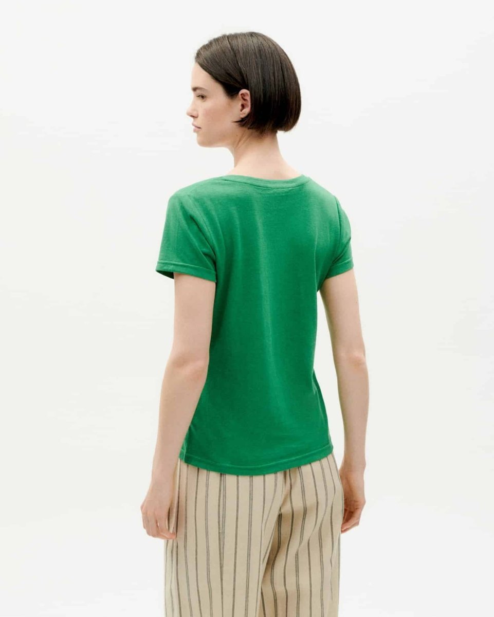 T - shirt chanvre - Regina - vert - fairytale