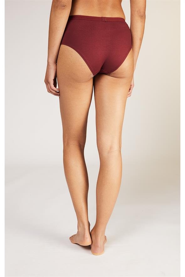 Shorty coton biologique - bordeaux - fairytale